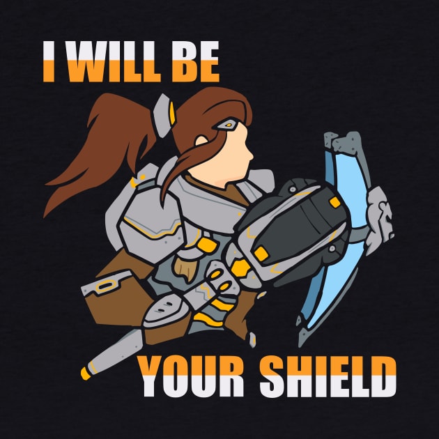 I will be your shield Brigitte Overwatch by BijouBljou